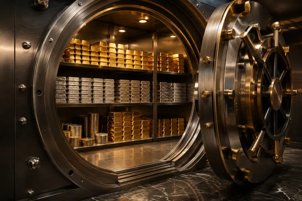 secure precious metals storage